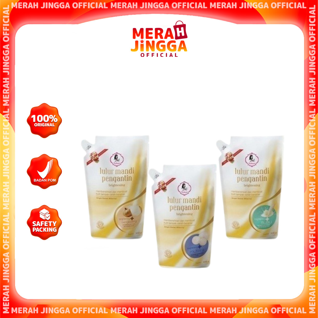 PURBASARI Lulur Mandi Pengantin 500g Series / Merah Jingga Official