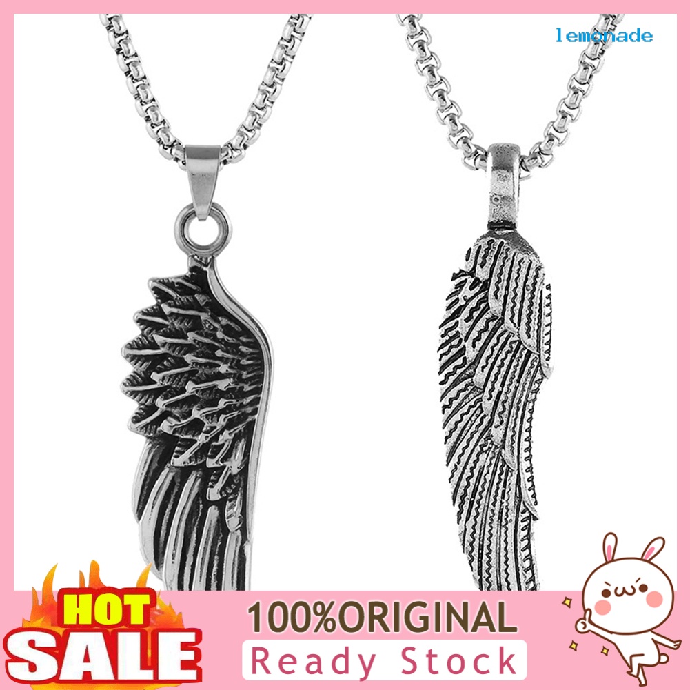 Mens angel hot sale wing necklace