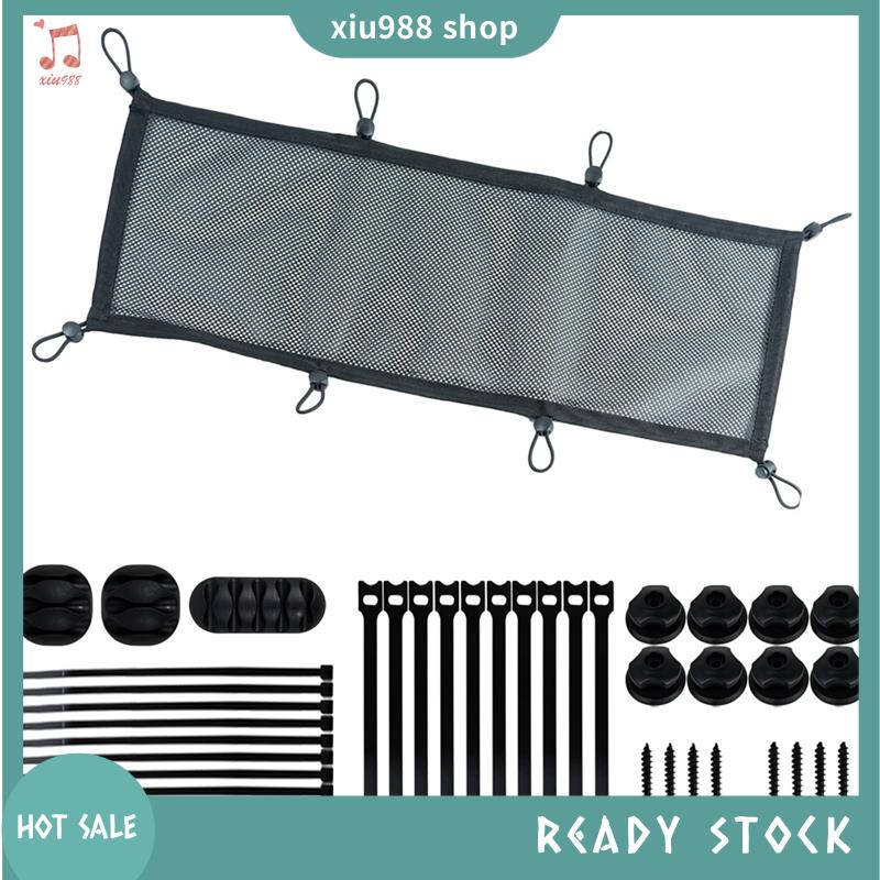 Cable Management Net Under Desk, Extra Large Cable Net, Flexible