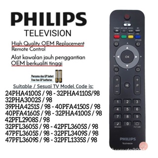 Remote Control Replacement For All Philips Ambilight 4k Smart Led Tv  75pus6754/12 65pus6754/12 65pus6704/12 55pus6754 - Remote Control -  AliExpress