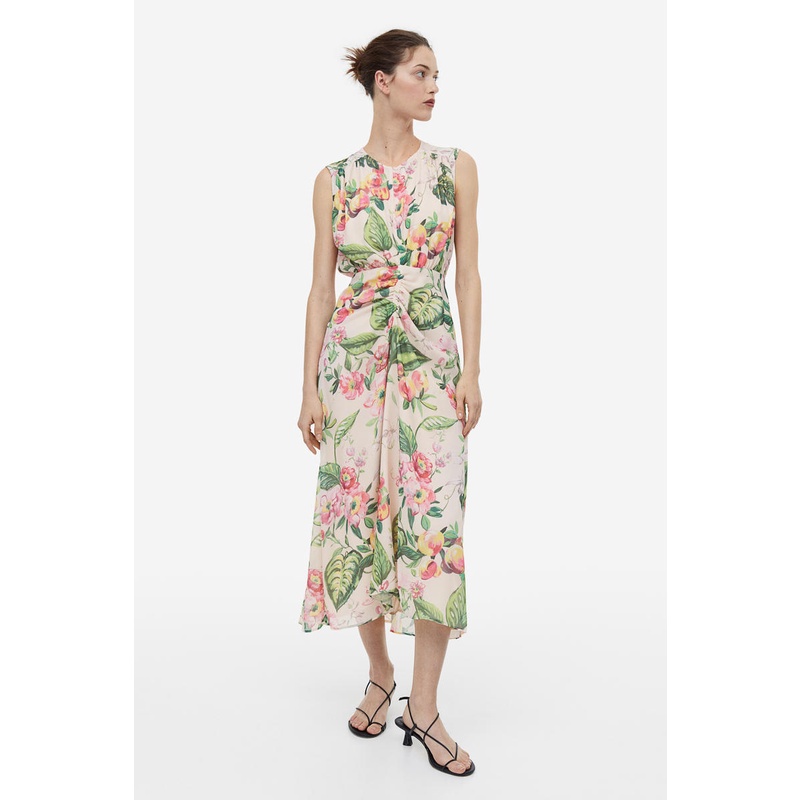 h&m chiffon dress