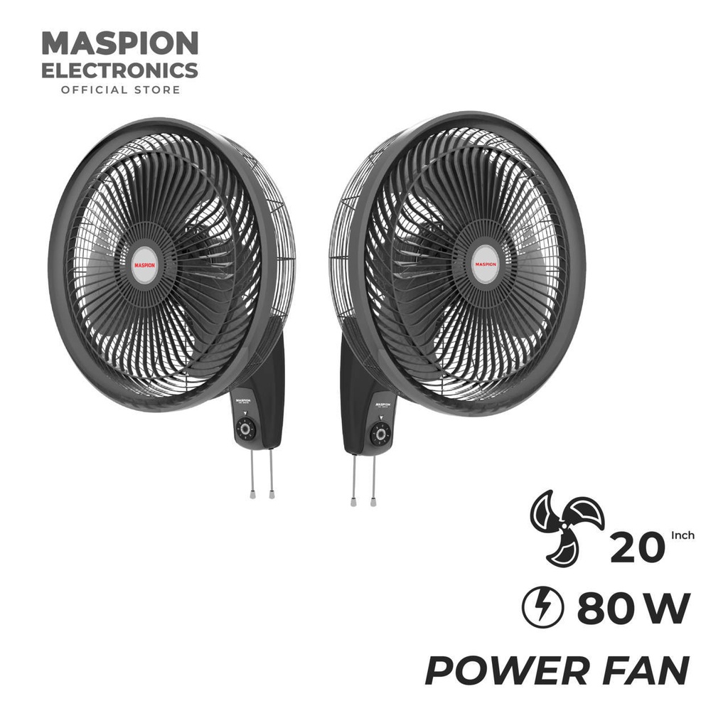 Maspion Power Wall Fan Kipas Angin Dinding 20 Inch PW-2006 W - Gambar 2
