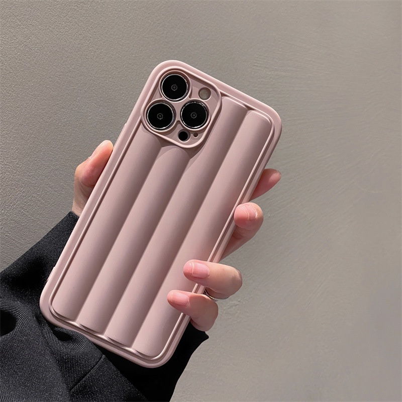 Pastel Pink iPhone Case Roman Column Design for iPhone 15 14 13 12 11