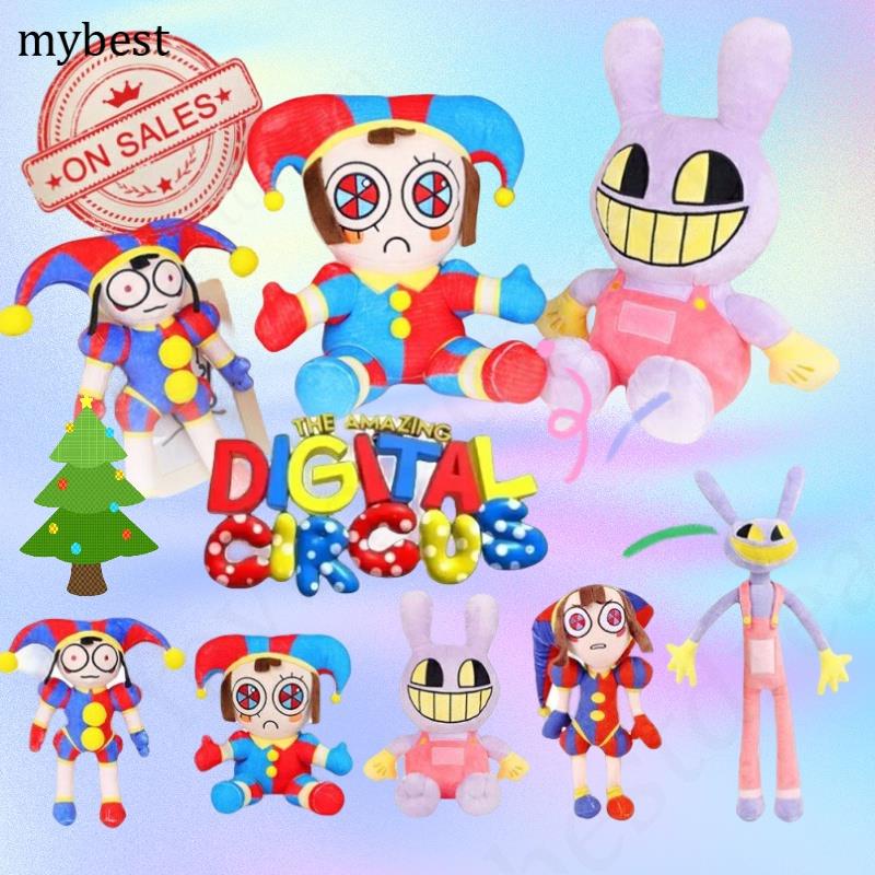 Cute Pomni Jax Plush The Amazing Digital Circus Peluche Doll Anime Clown Plushie Kawaii Cartoon 5267