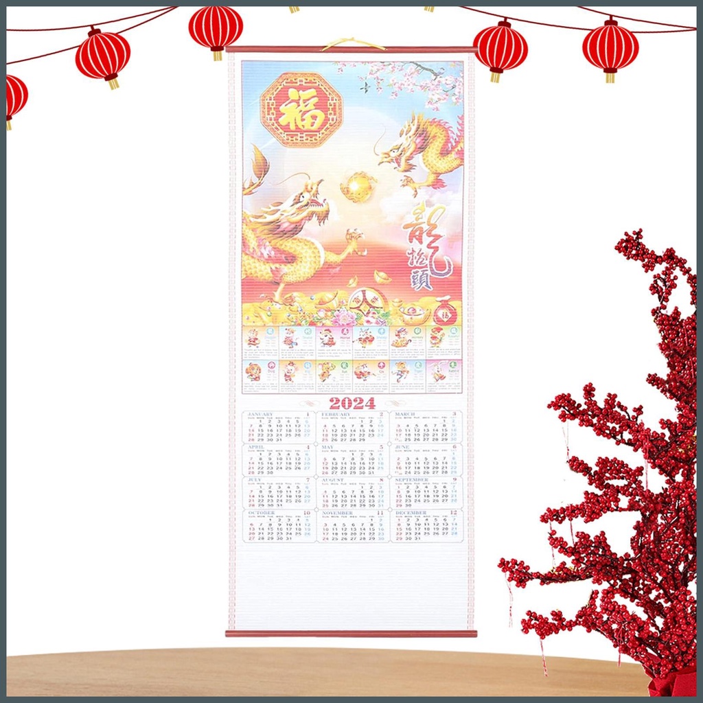 Chinese Calendar 2024 Wall Chinese Wall Calendar 2024 Chinese Wall