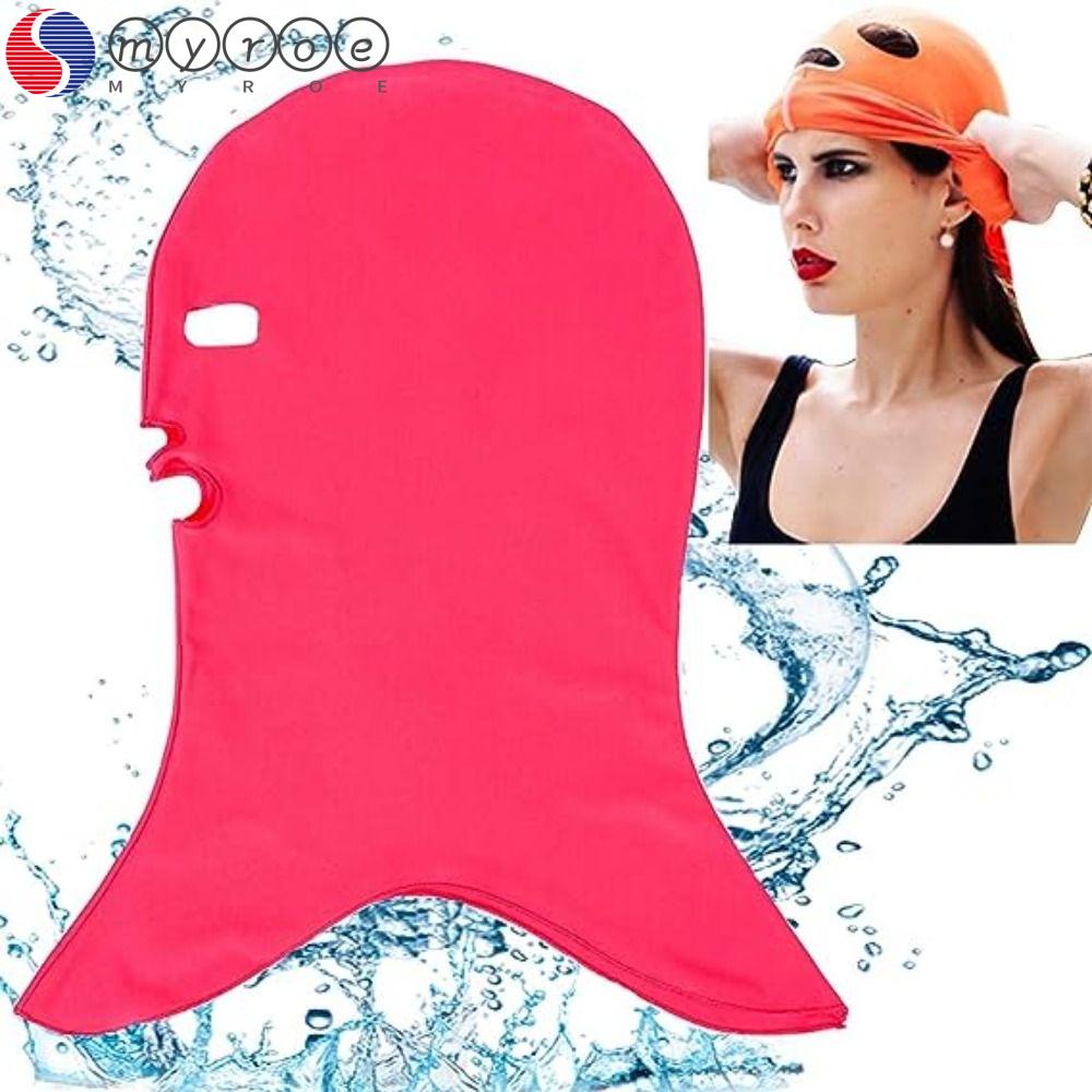 MYROE Swim Cap, Windproof Waterproof Facekini , Portable Anti