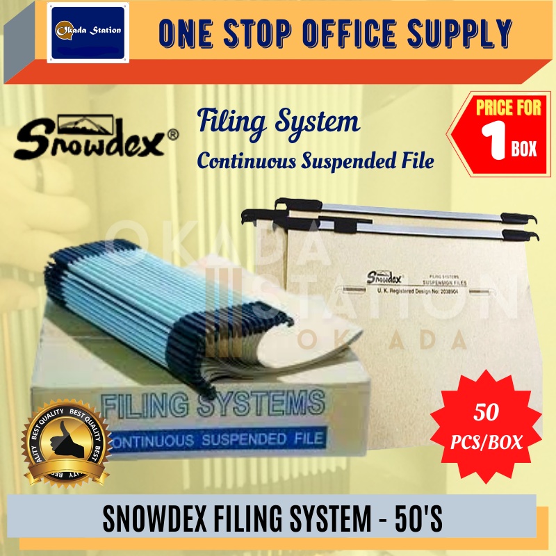FILING SYSTEMS CONTINUOUS SUSPENDED FILE-50'S / SNOWDEX | Shopee Singapore