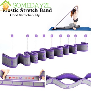 Trainbo Stretch Strap Elastic Yoga Stretching Strap Multi-Loop for Physical  Therapy Pilates Dance Gymnastics Exercise Flexible Pilates Stretch Band