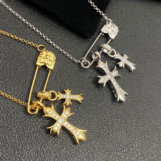 Chrome hearts diamond on sale necklace