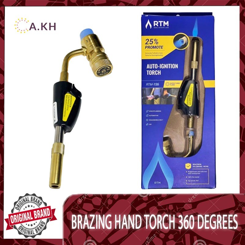 New Arrival Brazing Hand Torch RTM-1S6 360 degrees self lighting ...