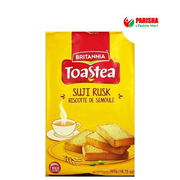 Britannia Toastea Suji Rusk Crispy Tea Time Snack 305g | Shopee Singapore