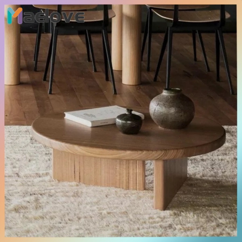 Solid Wood Coffee Table Living Room Side Table Logs Tea Table Creative ...