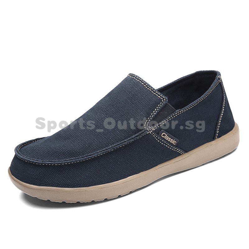 Ready Stock Light Croc Shoes Casual Men Canvas Shoes Slip On