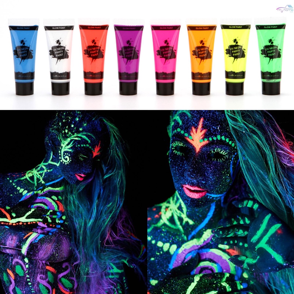 6 Pack Glow in the Dark Face Body Paint Glow Sticks Markers Makeup Face  Paintih