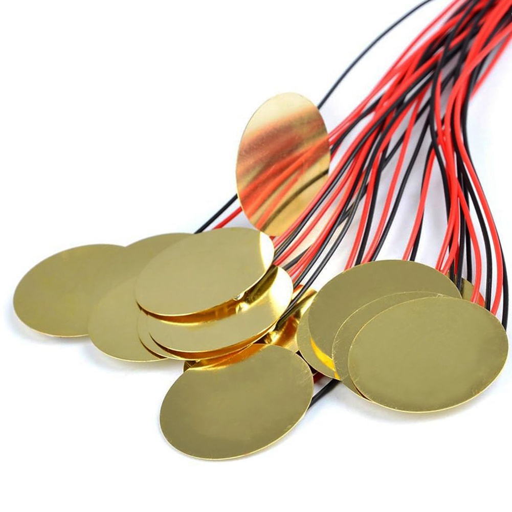 15pcs Piezo Pickup 20mm Piezo Amplifiers Discs Piezo Disc Transducer