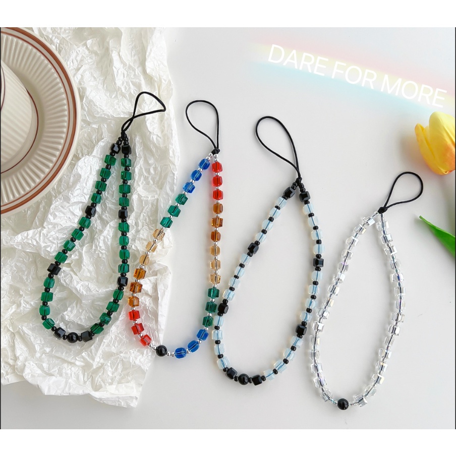 Casetify Crystal Bracelet Wrist strap, Universal mobile phone lanyard for girls