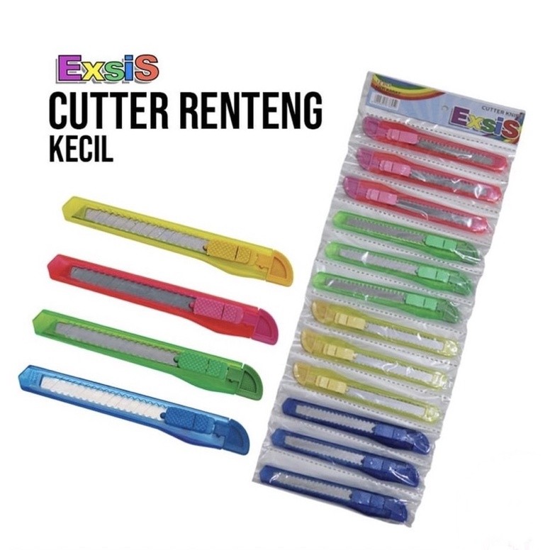 Cutter Exsis serbaguna Cutter Kertas Cutter Plastik