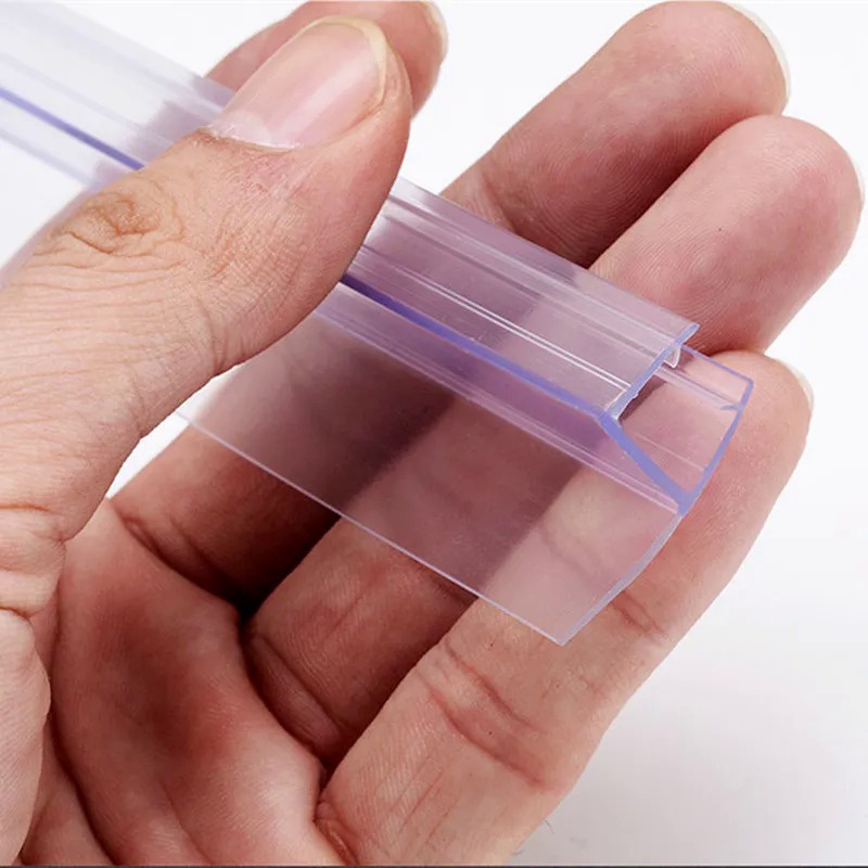 Glass screen door seal strip 6/8/10/12mm gap sealer PVC Waterproof