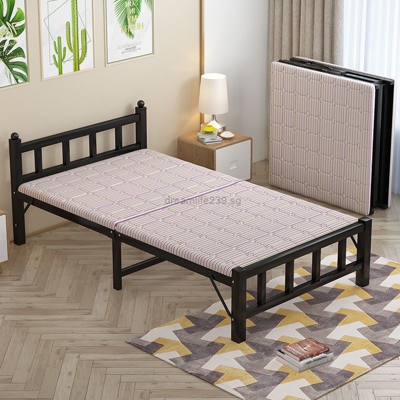 Foldable Bed Frame Single Bed Family Lunch Break Nap Bed Office ...