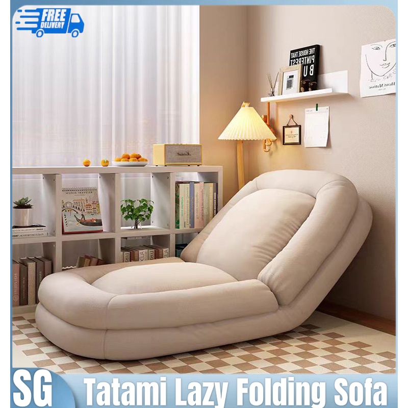 [Fast Delivery] Lazy Sofa Reclining Sleeping Bedroom Recliner Human dog