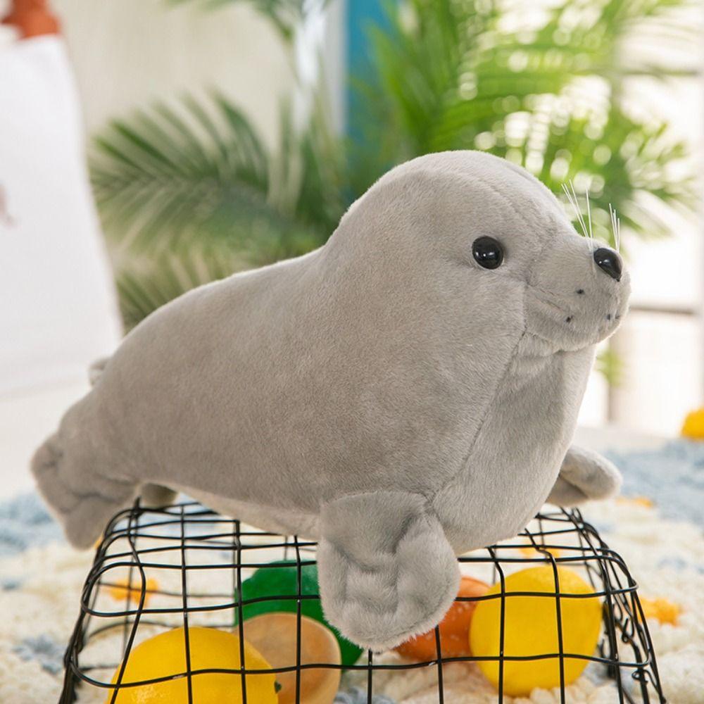 QUENTIN Seal Plush Stuffed Toy Soft Cute Seal Plush Doll Casual Lovely Fluffy Comfy Sea Lion Plushie Aquarium Shopee Singapore