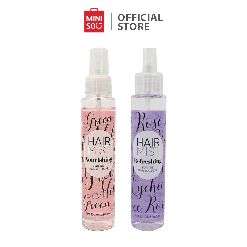 MINISO Hair Mist(Nourishing/Refreshing) Shopee Singapore
