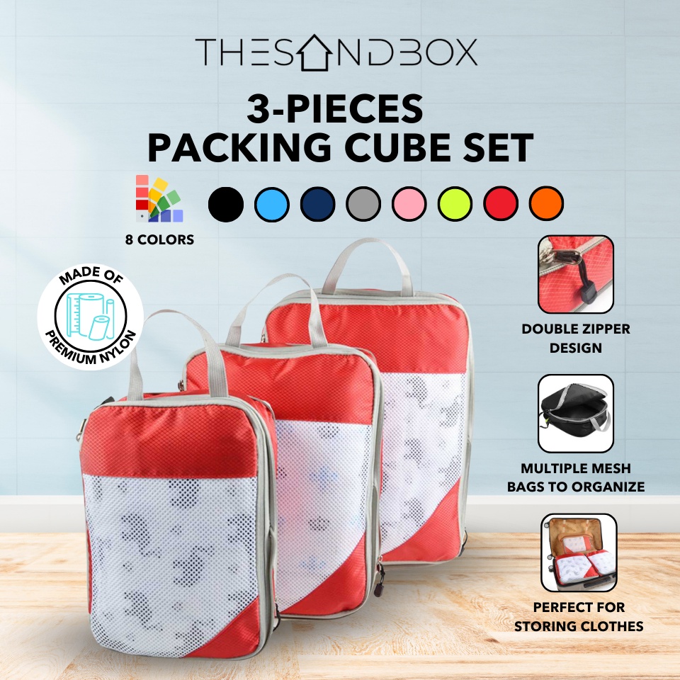 Travel Smart Packing Bags 3Pcs Luggage Storage Organiser Shopee Singapore