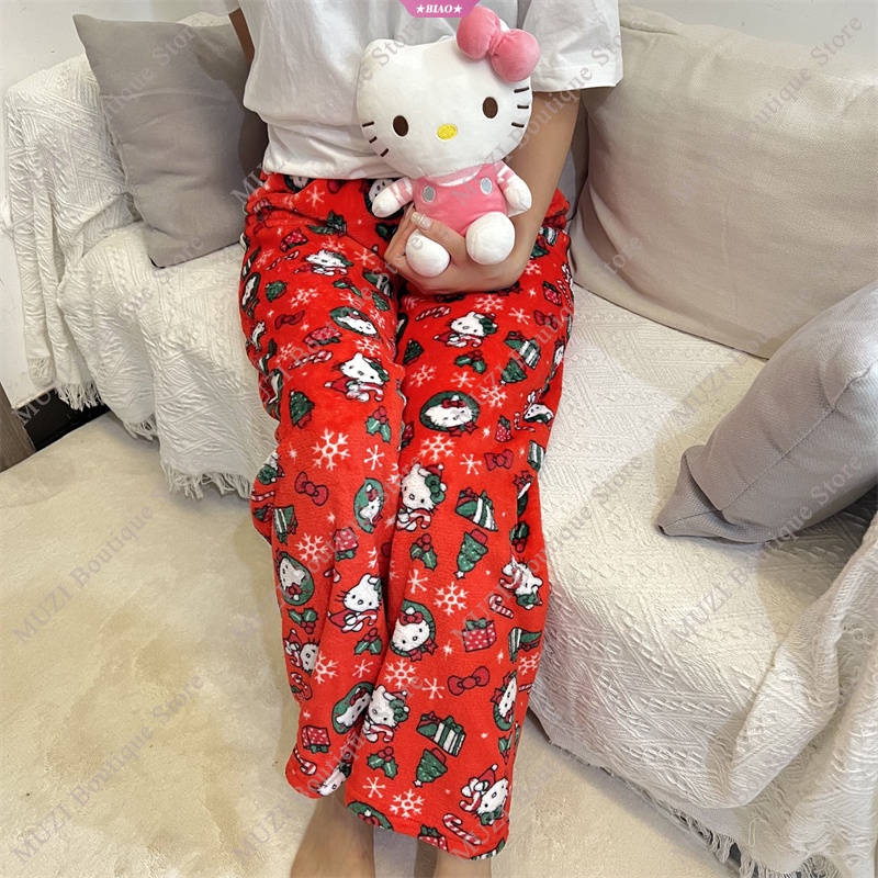 Christmas cat hot sale pajama pants