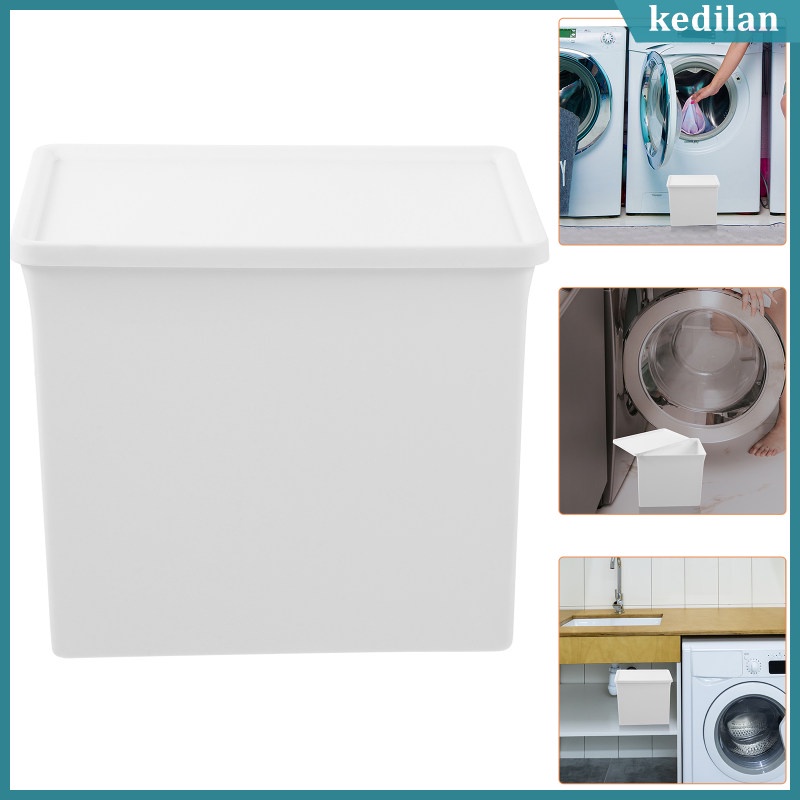 Laundry Powder Detergent Storage Box Container Washing Bucket