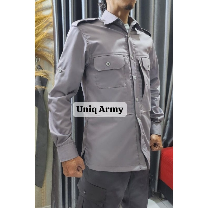 Latest Uniform Uniform Gray ORI AMERICAN DRILL Uniform Thick Smooth Material