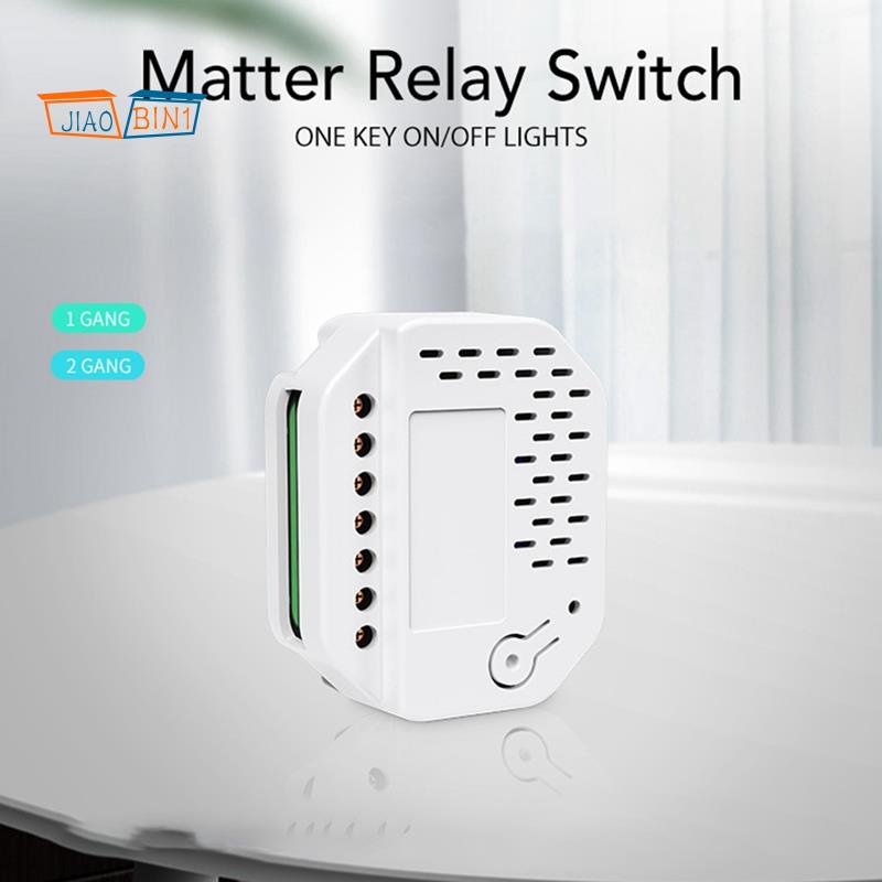 Tuya Matter WiFi Smart Switch Module Relay Works with Homekit and Tuya
