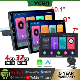 4GB+64GB Radio Coche 1 DIN 8 Core Android con Wireless Carplay Android Auto  Mirror