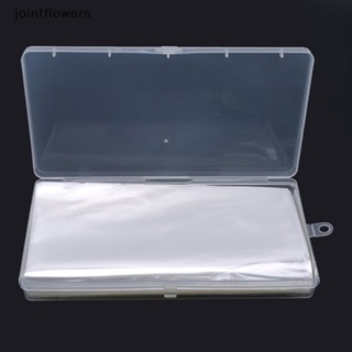 100PC Clear Paper Money Sleeves Currency Banknote Storage Bag