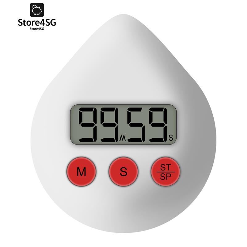 Digital Bathroom Clock Waterproof Shower Clock Timer Temperature