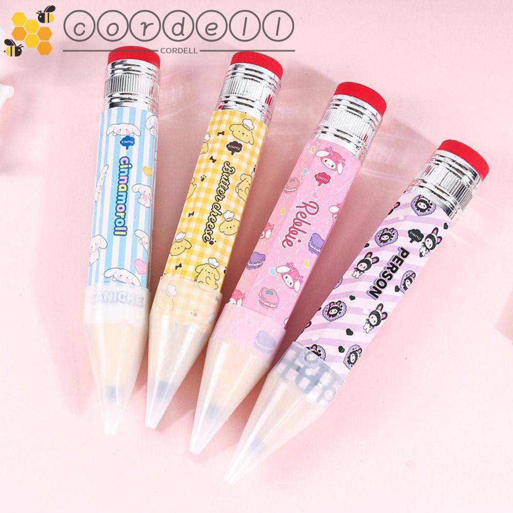 CORDELL Cartoon Giant Pencil, with Cap and Eraser 17.8cm Large Pencil