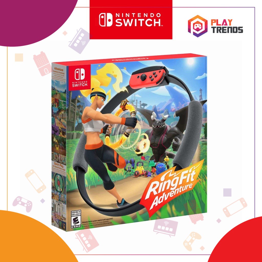 Nintendo Switch - Ring Fit Adventure Set With Ring-Con and Leg Strap (R3)  Asia