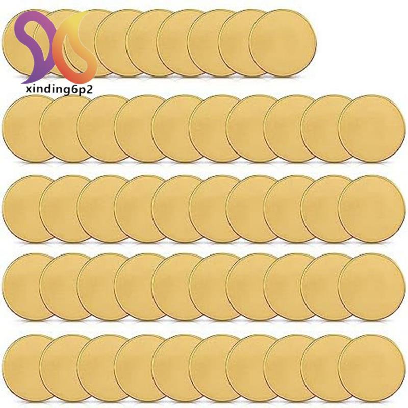 50Piece Blank Challenge Coin, 40mm Diameter Engraving Blanks Coins ...