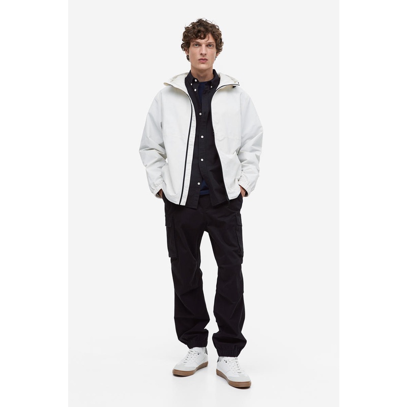 Cotton cargo joggers discount h&m