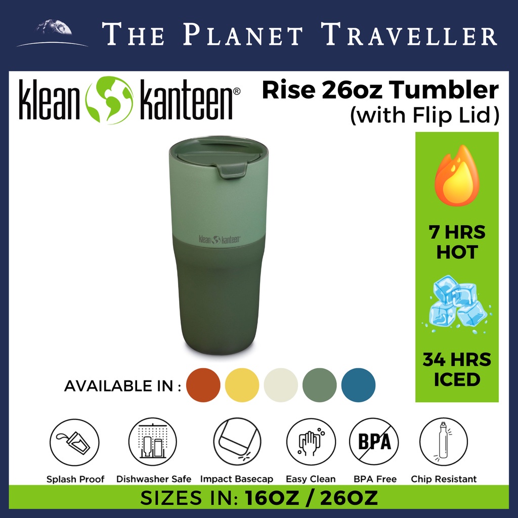 Klean Kanteen Rise 26oz Tumbler (with Flip Lid) Shopee Singapore