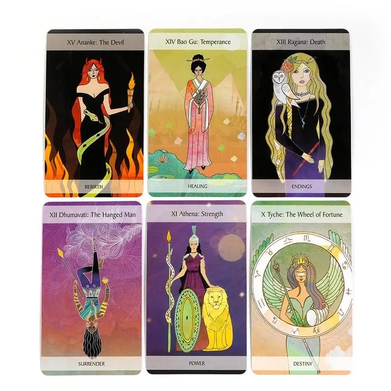 78 Sheets The Mythic Goddess Oracle Card Mysterious Tarot Card | Shopee ...