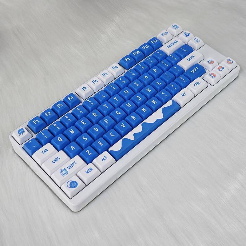 Milk Oreo Keycaps Set 132 Keys XDA Profile PBT MX Cross Axis Mechanical