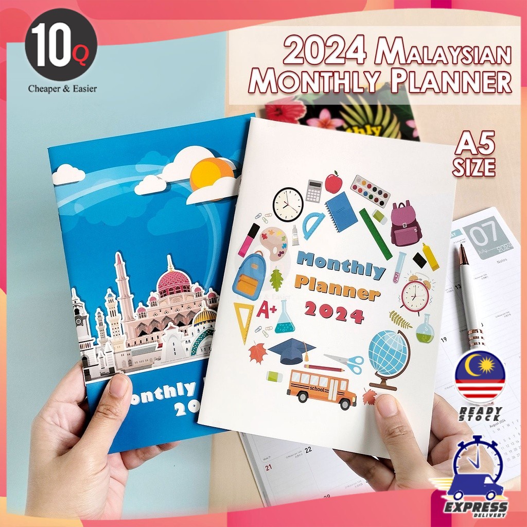 10Q A5 TPS Executive Planner 2025 Monthly Year Planner Book Calendar