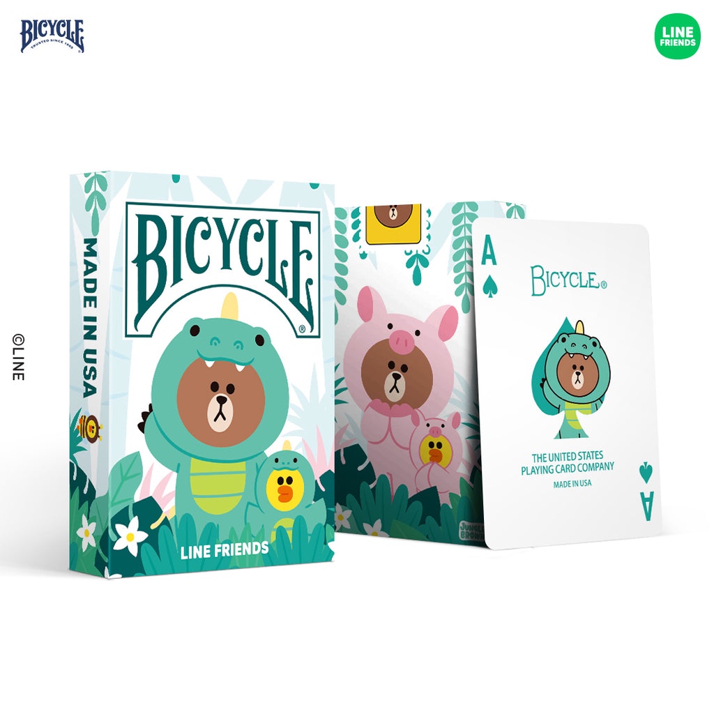 Bicycle line friends playing cards hotsell
