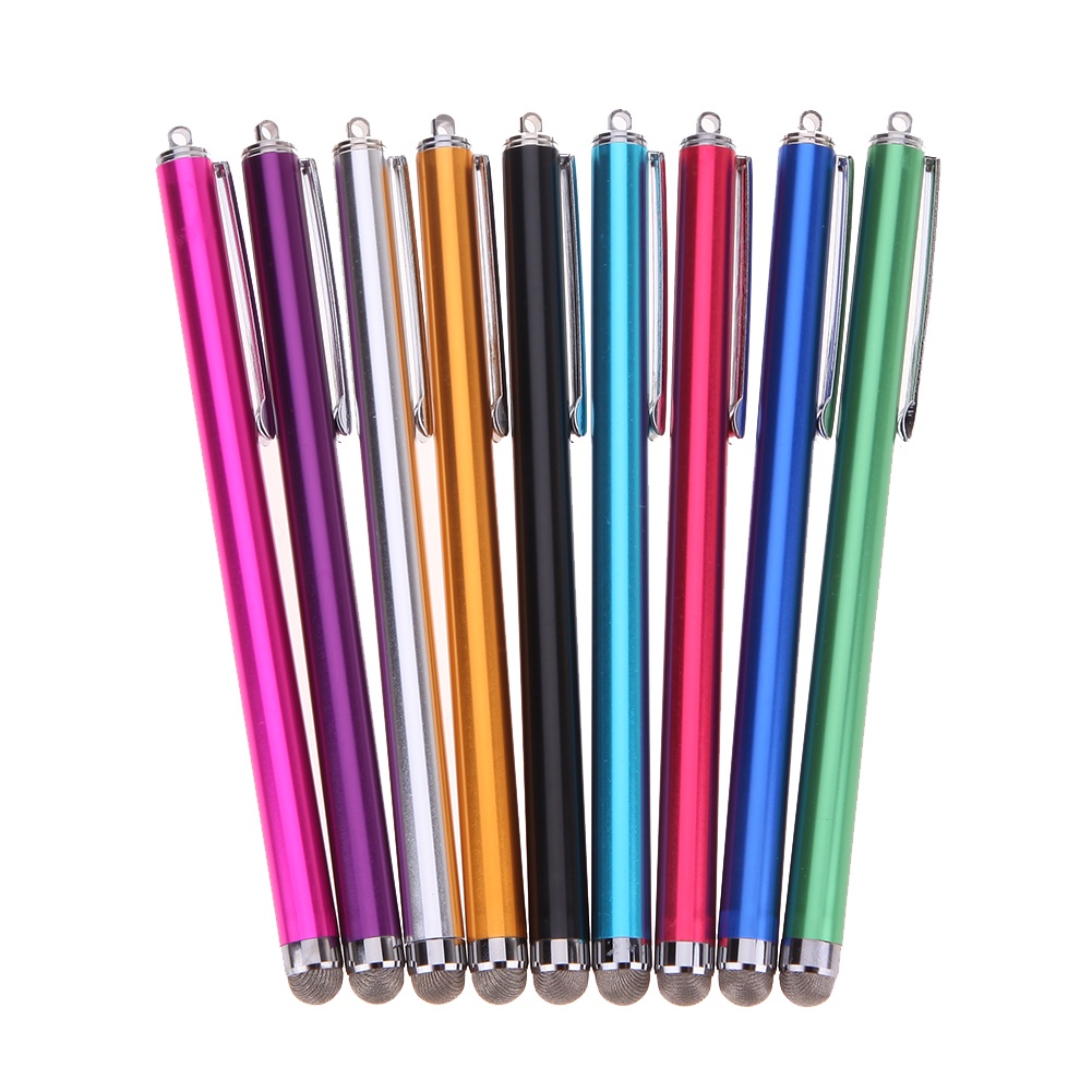 Metal Mesh Micro-Fiber Tip Touch Screen Stylus Pen For i-Phone PC ...