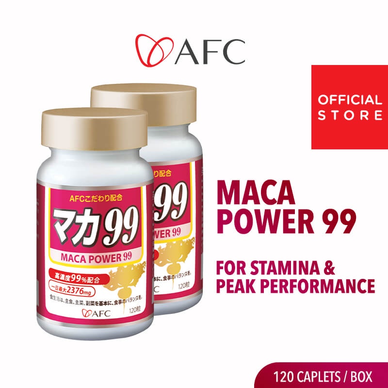 [2 Boxes] AFC Maca Power 99 - For Male Libido Natural Booster for Men ...