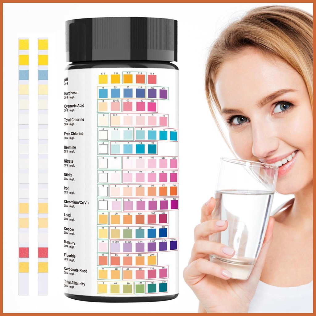 Image showcasing Water Hardness Test Kit 16 In 1 Drink Water Aquarium Lead Testing Kit ...