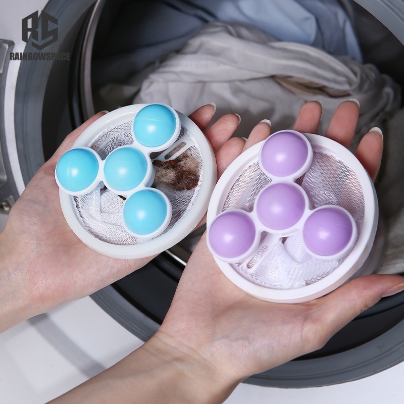 New Washing Machine Hair Removal Catcher Filter Mesh Pouch Floating Pet ...