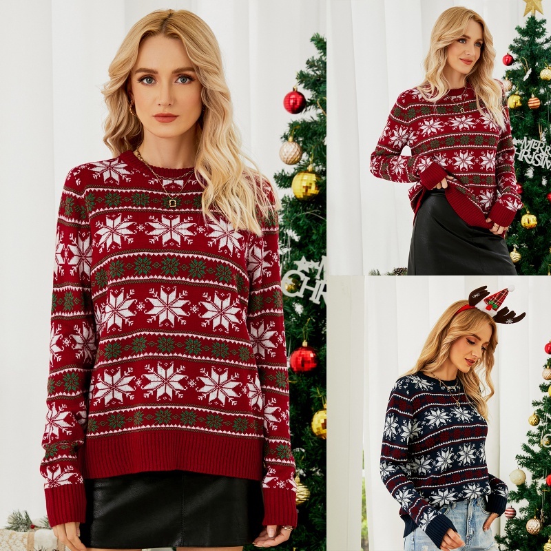 Red christmas clearance sweater