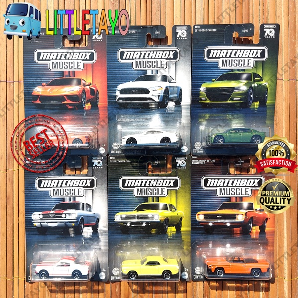 Matchbox MUSCLE SERIES 70th YEARS ANNIVERSARY - 2019 1965 FORD MUSTANG ...