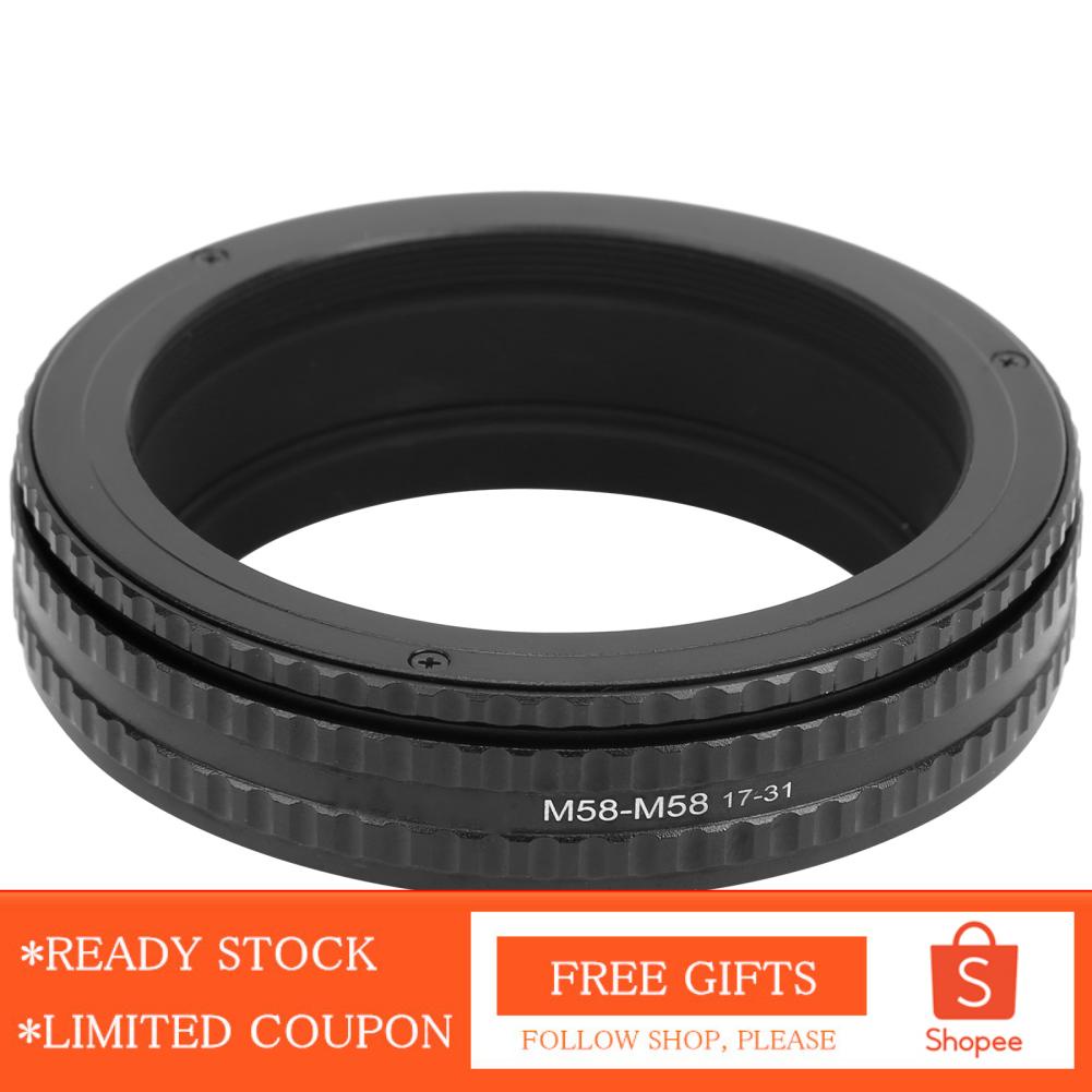 Alwaysonline NEWYI M58-M58 17-31mm Focusing Tube Helicoid Adapter Macro ...